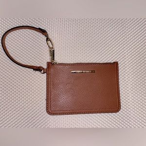 STEVE MADDEN Brown Zipper Wristlet NWOT